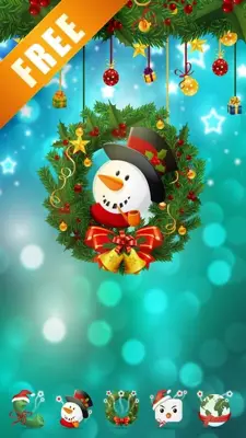 GO Colorful Christmas Big Theme android App screenshot 2