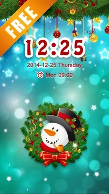 GO Colorful Christmas Big Theme android App screenshot 4